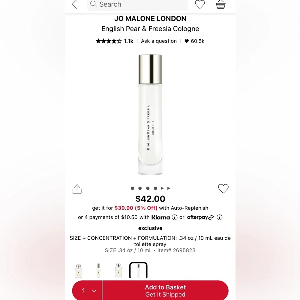 JO MALONE English Pear & Freesia mini - Picture 3 of 3